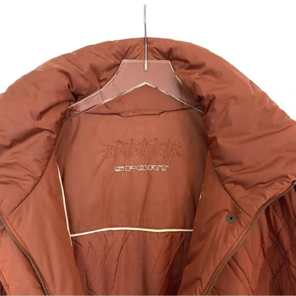 BASLER Sport Womens Puffer Down Mid-Length Rust Jacket 2X - Picture 7 of 11